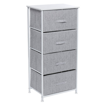 4 Drawers Storage Cabinet Office File Cabinet Home Bedroom Living