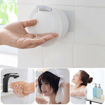 350mL Wall-mounted Hand Pushed Soap Dispenser Hands Wash Machine Liquid Soap Lotion Dispensers
