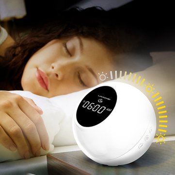 $22.99 for UMIDIGI Uwake Wireless bluetooth Speaker Alarm Clock Night Light