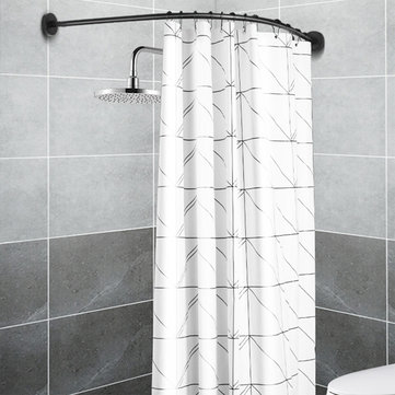 L Shape Adjustable Stainless Steel, Stainless Steel Shower Curtain Rod