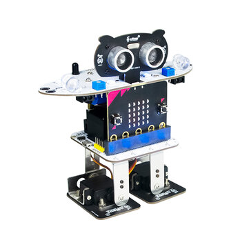 $50.99 For XIAO R Micro:bit Program Obstacle Avoidance Voice Touch Smart RC Robot