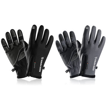 Men woman winter warm glove windproof anti-slip thermal touch screen ...