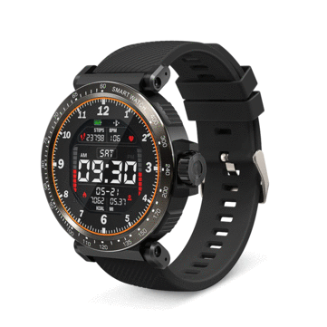 BlitzWolf BW AT1 Full Screen Touch Dymanic UI Display Heart Rate Blood Pressure Oxygen Monitor Weather Push Smart Watch