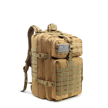 (uk)45L Tactical Army Military 3D Molle Assault Rucksack Backpack