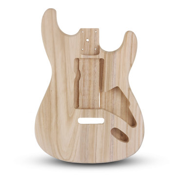 DIY Polished Maple Wood Type ST Electric Guitar Barrel Body for Guitar Replace Parts