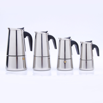Stainless Steel Mocha Espresso Percolator Coffee Pot Stainless Steel Coffee Cup