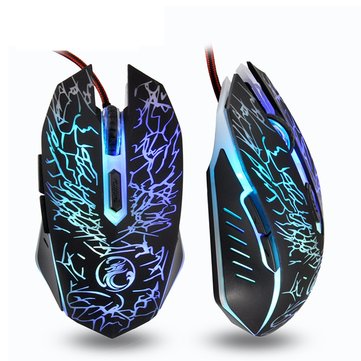 IMICE X5 6 Buttons 7 Colorful LED Breathing Light Optical USB Wired Gaming Mouse