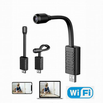 U21 HD 1080P Smart Mini Wifi USB IP Camera Adjustable AI Human Real-time Detection Surveillance Camera