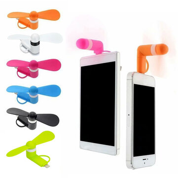 Micro USB Fan Mobile Phone Portable Mini Cooler For Android Phone power bank HQ