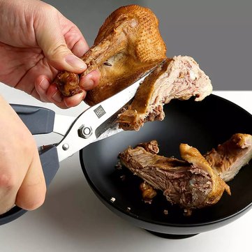 Nożyczki do mięsa HUOHOU Multifunctional 40Cr13 za $9.55 / ~37zł
