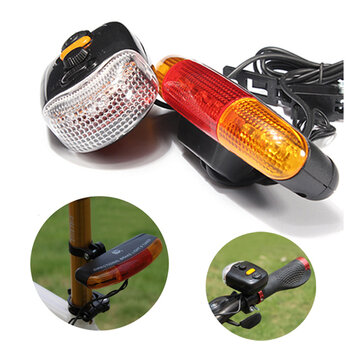 Cycling 3 In 1 Bike Turn Signal Brake Tail 7 LED Light Electric Horn #M2R