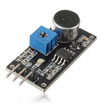 Sensore Acustico Rivelatore di Suono Chip LM393 Scheda Microfono per Arduino 